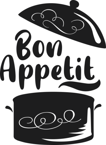 Stickers Muraux Autocollant Texte Franaise Cuisine et Bon Appetit
