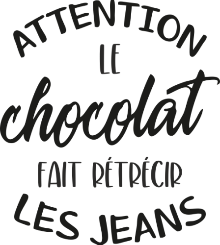 Sticker Citation Chocolat Ref D Mpa Deco