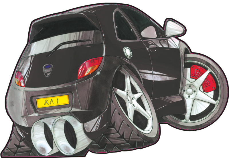 Ford ka collection stickers #8
