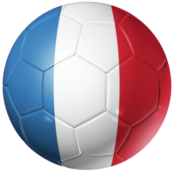 Autocollant Ballon Foot France coupe du monde | MPA Déco